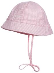 DOLL Gyerek napsapka, BABA, pamut, UV védelem, fehér/rózsaszín, 43-as méret