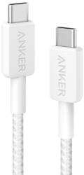 Anker 322 USB-C to USB-C Cable (1.8m Braided) White (A81F6G21)