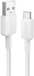 Anker 322 USB-A to USB-C Cable (1.8m Braided) White (A81H6G21)