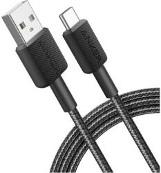 Anker 322 USB-A to USB-C Cable (1.8m Braided) Black (A81H6G11)