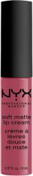 NYX Cosmetics Soft Matte Lip Cream rúzs, matt, folyékony, 8 ml - 08 San Paulo