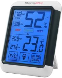ThermoPro TP-55 digitális hőmérő páratartalom méréssel (0046708578731)