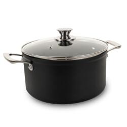 Genius Oala Genius Cerafit Plasma, 5 litri, 24 cm, inox, negru (Cerafit Plasma)