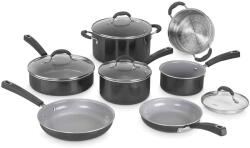 Cuisinart Set de Vase Cuisinart Ceramica XT 11 Piese, Antiaderente, Capacitate Diverse (54C11BKEU)