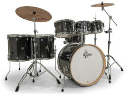 Gretsch Catalina Maple CM2-E627-BS Black Stardust dobszett
