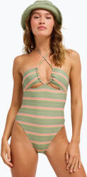 Roxy Дамски цял бански костюм ROXY Dreamer HI oil green say it with stripes