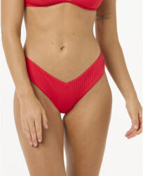 Rip Curl Premium Surf Skimpy Hipster долнище на бански костюм хибискус червено