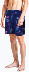 Nike Мъжки шорти за плуване Nike Multi Print 7 Volley midnight navy