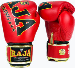 Raja boxing Произход Стандартна естествена кожа червени боксови ръкавици