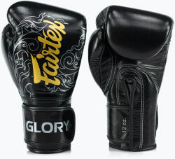 Fairtex Боксови ръкавици Fairtex Glory Kickboxing Competition Training Boxing black/silver
