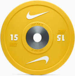 Nike strength Бъмпер тежести Nike Strength Pro Urethane Bumper Plates 15 kg yellow/white
