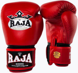 Raja boxing Единични стандартни боксови ръкавици от естествена кожа червени