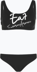 Giorgio Armani Дамски бански костюм от две части EA7 Emporio Armani Maxi Logo Bikini Top black