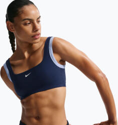 Nike Спортен сутиен Nike One Light Support midnight navy/aluminium/white
