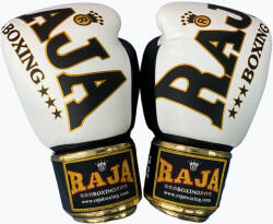 Raja boxing Произход Стандартни бели боксови ръкавици от естествена кожа