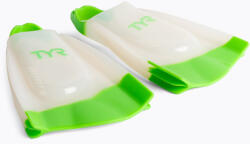 TYR Плавници за плуване TYR Hydroblade в бяло и зелено LFHYD