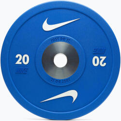 Nike strength Бъмпер тежести Nike Strength Pro Urethane Bumper Plates 20 kg blue/white