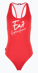 Giorgio Armani Дамски бански от една част EA7 Emporio Armani Maxi Logo One Piece racing red