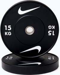 Nike strength Бъмпер тежести Nike Strength Rubber Bumper Plates 15 kg black/white