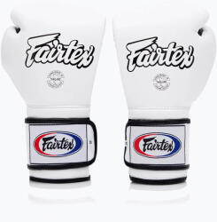 Fairtex Боксови ръкавици Fairtex Heavy Hitter's Mexican Style white/blue
