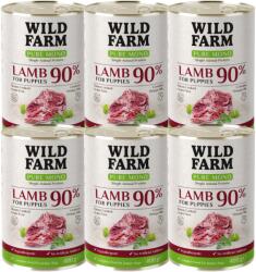  Wild Farm WILD FARM PURE MONO Lamb Puppy 6x400 g - egyfehérjés kutyatáp - abiszoo - 5 868 Ft