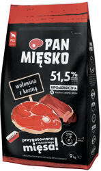 Pan Mięsko PAN MIĘSKO Marhahús kutyakajával, M, 9 kg