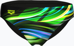 arena Slip de înot pentru bărbați arena Bloom Swim Briefs multi black/black