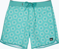Quiksilver Pantaloni scurți de baie pentru bărbați Quiksilver Surfsilk Scallop 18" Aqua Ocean Mayhem