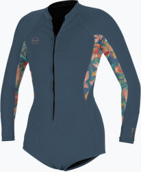 O'Neill Spumă de înot pentru femei O'Neill Bahia 2/1 Front Zip Short Spring Copen blue/painted tropics/copen blue