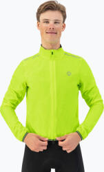 Rogelli Geacă de ciclism pentru bărbați Rogelli Essential Rain fluor yellow