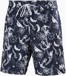 Helly Hansen Pantaloni scurți de baie pentru bărbați Helly Hansen Newport Boardshorts 8" navy nautical aop