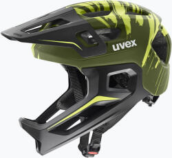 uvex Cască de ciclism pentru copii UVEX React Fullface Jr dark olive matt