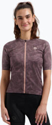 Rogelli Tricou de ciclism pentru femei Rogelli Essential Graphic II bordeaux / coral