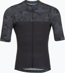 Rogelli Tricou de ciclism pentru bărbați Rogelli Camo Jersey black/grey
