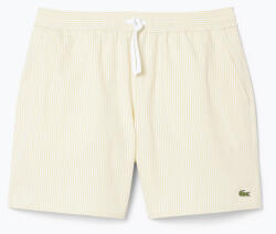 Lacoste Pantaloni scurți de baie pentru bărbați Lacoste MH9089 white/yellow