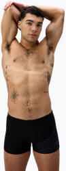 Speedo Boxeri de înot pentru bărbați Speedo Medley Logo Aquashort negru/gri plumb