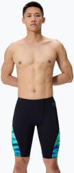 Speedo Jammer de înot pentru bărbați Speedo Printed Side Spliced sunset grove/black