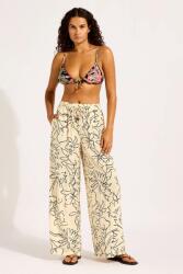 Seafolly Pantaloni wide leg de femei din vâscoză Drawcord Wide PPY2-SPDZZJ_08X (55631.PA)