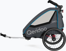 Qeridoo Remorcă pentru biciclete Qeridoo Qupa 2 albastru