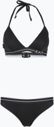 Giorgio Armani Costum de baie din două piese pentru femei EA7 Emporio Armani Logo Tape Bikini Triangle black Costum de baie dama