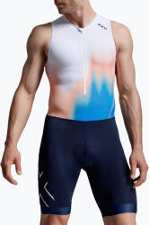 2XU Combinezon de triatlon pentru bărbați 2XU Core nebula blaze/midnight