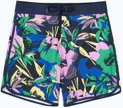 Quiksilver Pantaloni scurți de baie pentru bărbați Quiksilver Surfsilk Scallop 18" dark navy interact floral