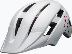Bell Cască de ciclism pentru copii Bell Sidetrack II Integrated MIPS white stars