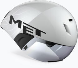MET Cască de ciclism MET Codatronica white/silver matte glossy