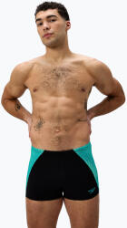 Speedo Boxeri de înot pentru bărbați Speedo Endurance+ MAX Splice Aquashort negru/gem turcoaz