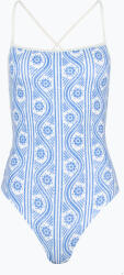 Tommy Hilfiger Costum de baie dintr-o piesă pentru femei Tommy Hilfiger Straight Neck Print floral stripe blue spell Costum de baie dama
