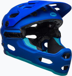Bell Cască de ciclism Bell Full Face Super 3R MIPS matte blue bright/blue