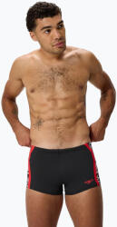 Speedo Boxeri de înot Speedo Hyperboom Splice Aquashort anthracite/high risk red