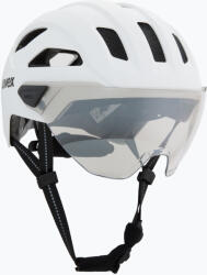 uvex Cască de ciclism UVEX Stride Visor white matt/lite mirror silver