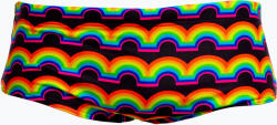 Funky Trunks Boxeri de înot pentru bărbați Funky Trunks Sidewinder Trunks rainbowie